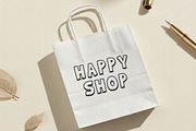 Super Blok outline cartoon font, a Blackletter Font by Fourteen Letter (Thumbnail 3 of 7)