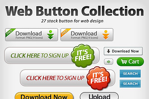 Web Button 27 Collection