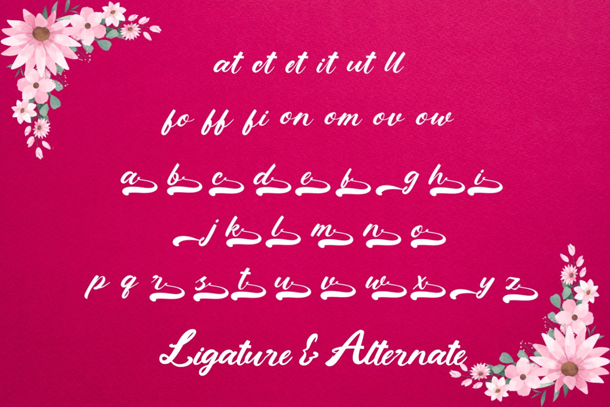 Saphiet - Casual Script Font, a Script Font by Dhabee (Photo 7 of 17)