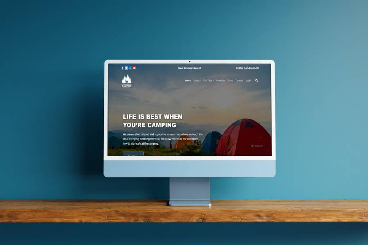 Camping Responsive WordPress Theme preview 3