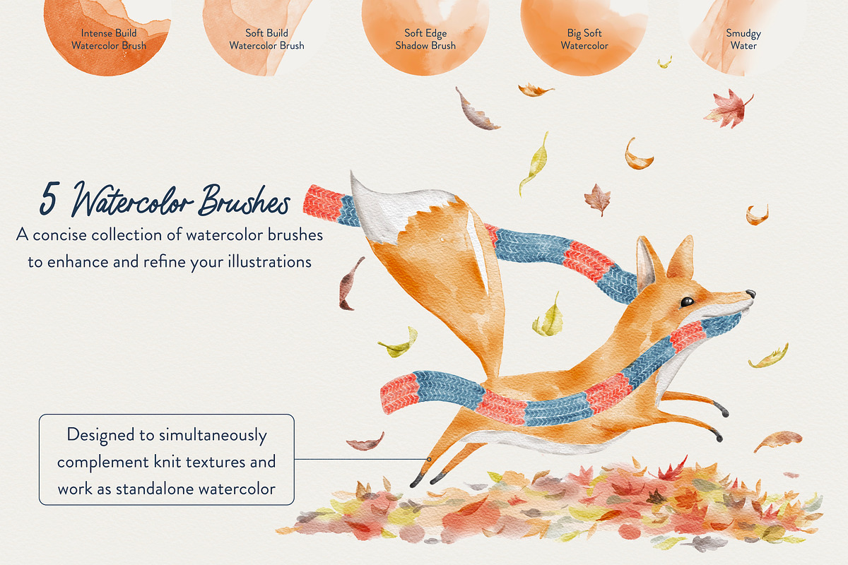 Sweater Knit Brushes For Procreate, a Brush Add-On by Wooly Pronto (Photo 7 of 11)
