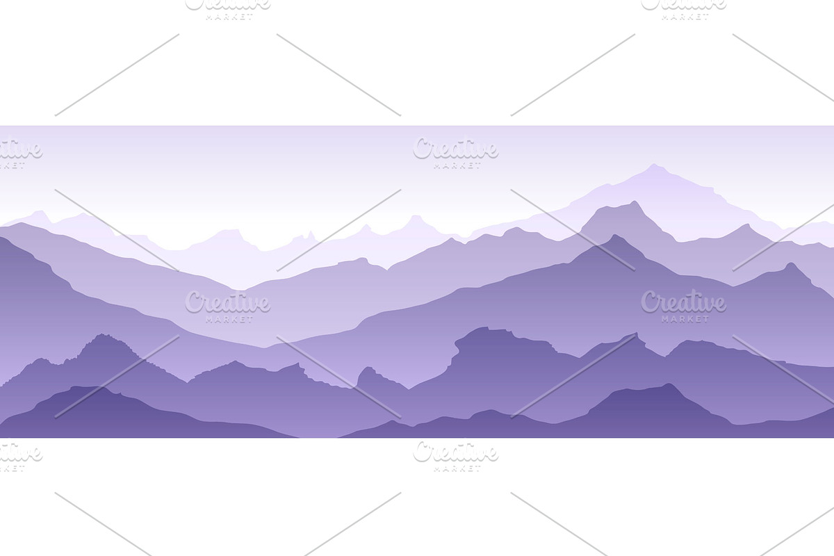 mountains illustration vector, a Texture Illustration by Rommeo79 (Photo 6 of 8)