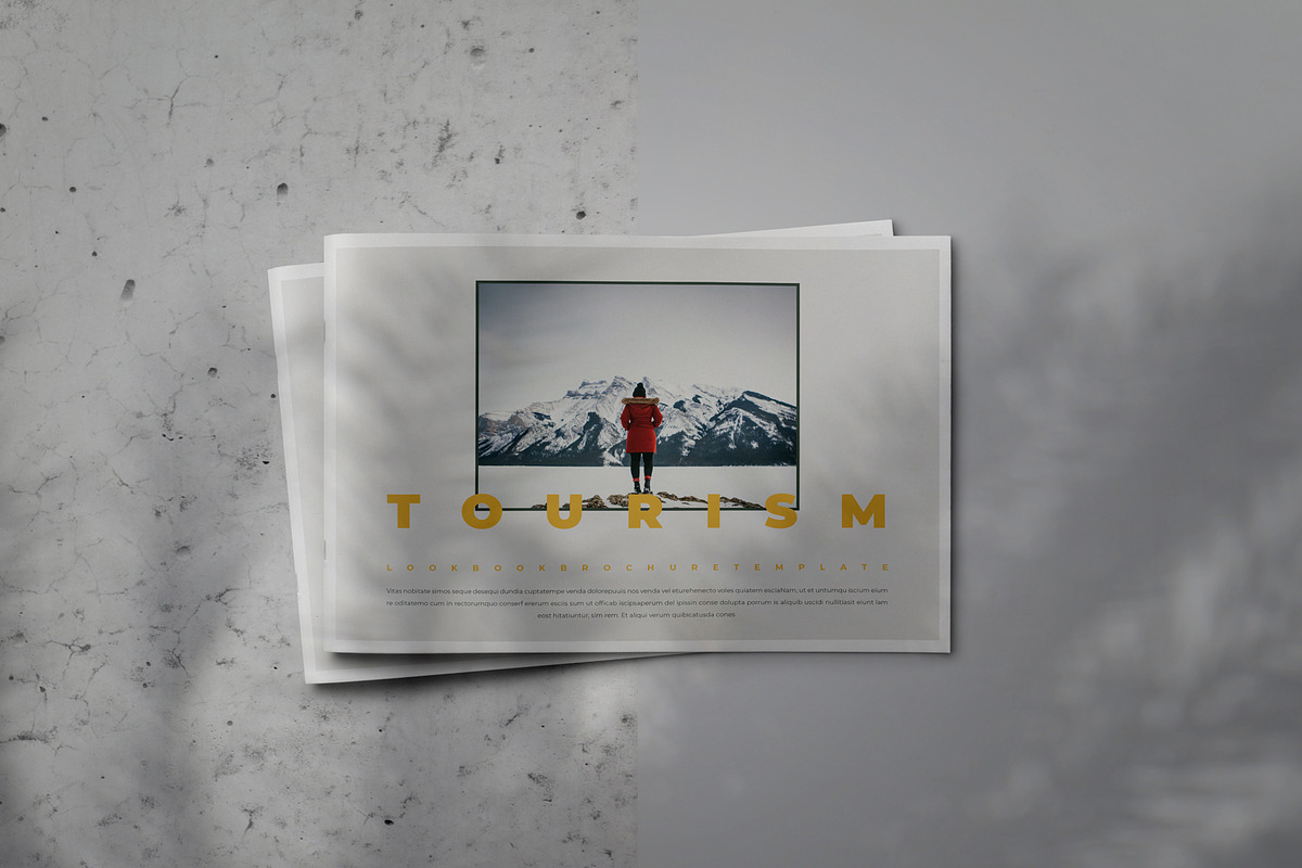 TOURISM-Brochure Lookbook Template, a Brochure Template by Indotitas (Photo 1 of 9)