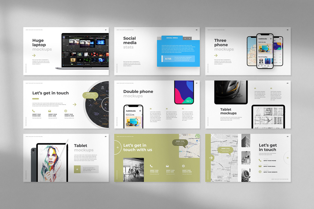 Bright PowerPoint Template, a Presentation Template by Creathrive Design (Photo 9 of 9)