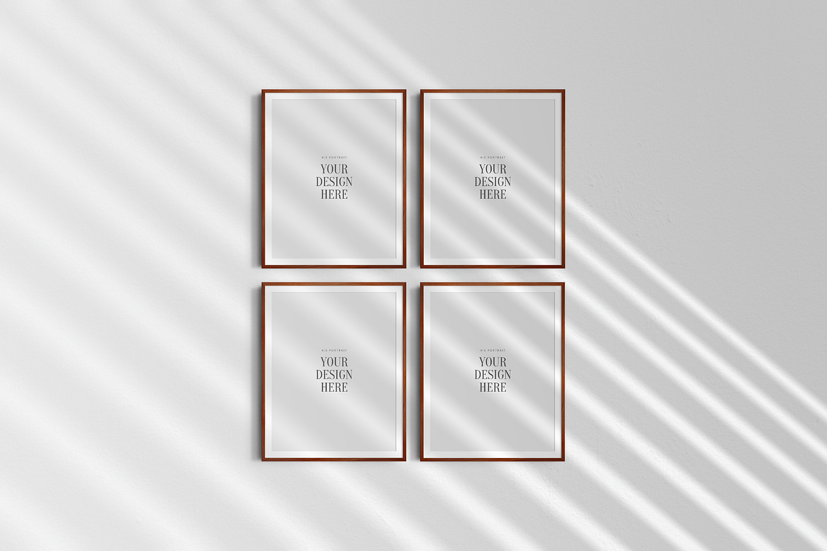 Frame Mockup BUNDLE 4:5 Portrait, a Product Mockup by DESIGN BY nube (Photo 14 of 15)