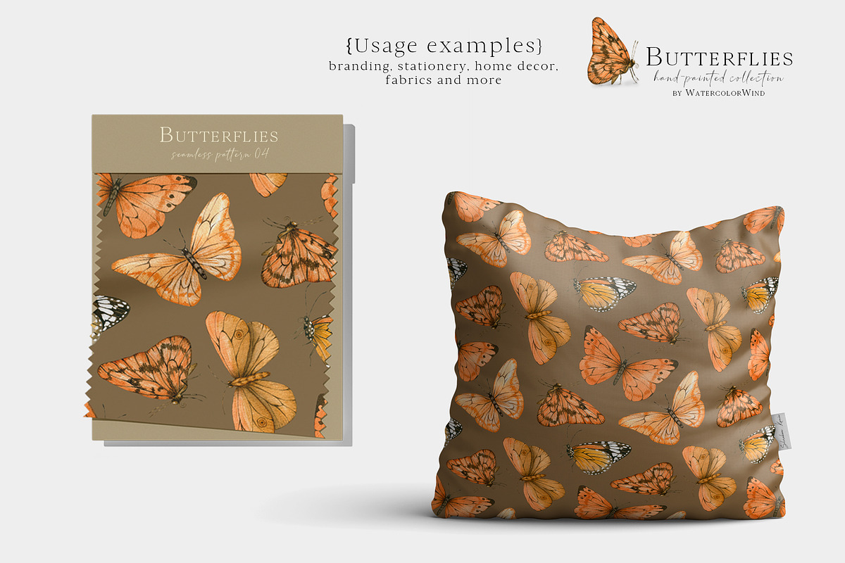 Watercolor Butterfly Clipart, an Illustration by Ksenia Shmakova (Photo 7 of 10)