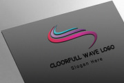 Wave Logo Design Template, a Branding & Logo Template by FusionadCreates (Thumbnail 1 of 3)
