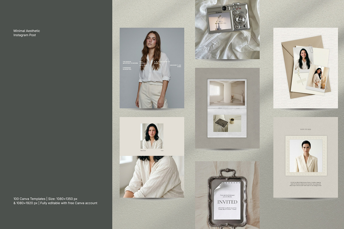Minimalist Aesthetic Collection, a Social Media Template by Pani Temp. (Photo 11 of 14)