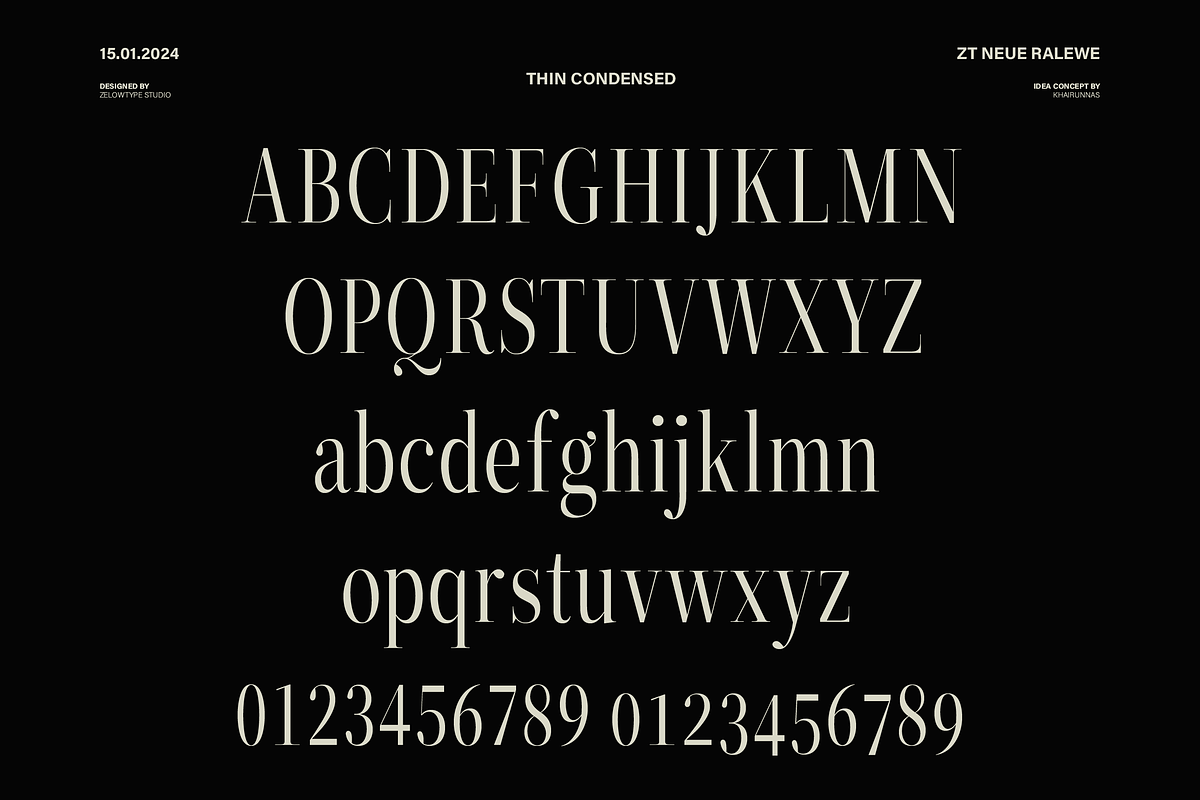 ZT Neue Ralewe Luxury Serif 90 Font, a Serif Font by zelow type (Photo 22 of 24)