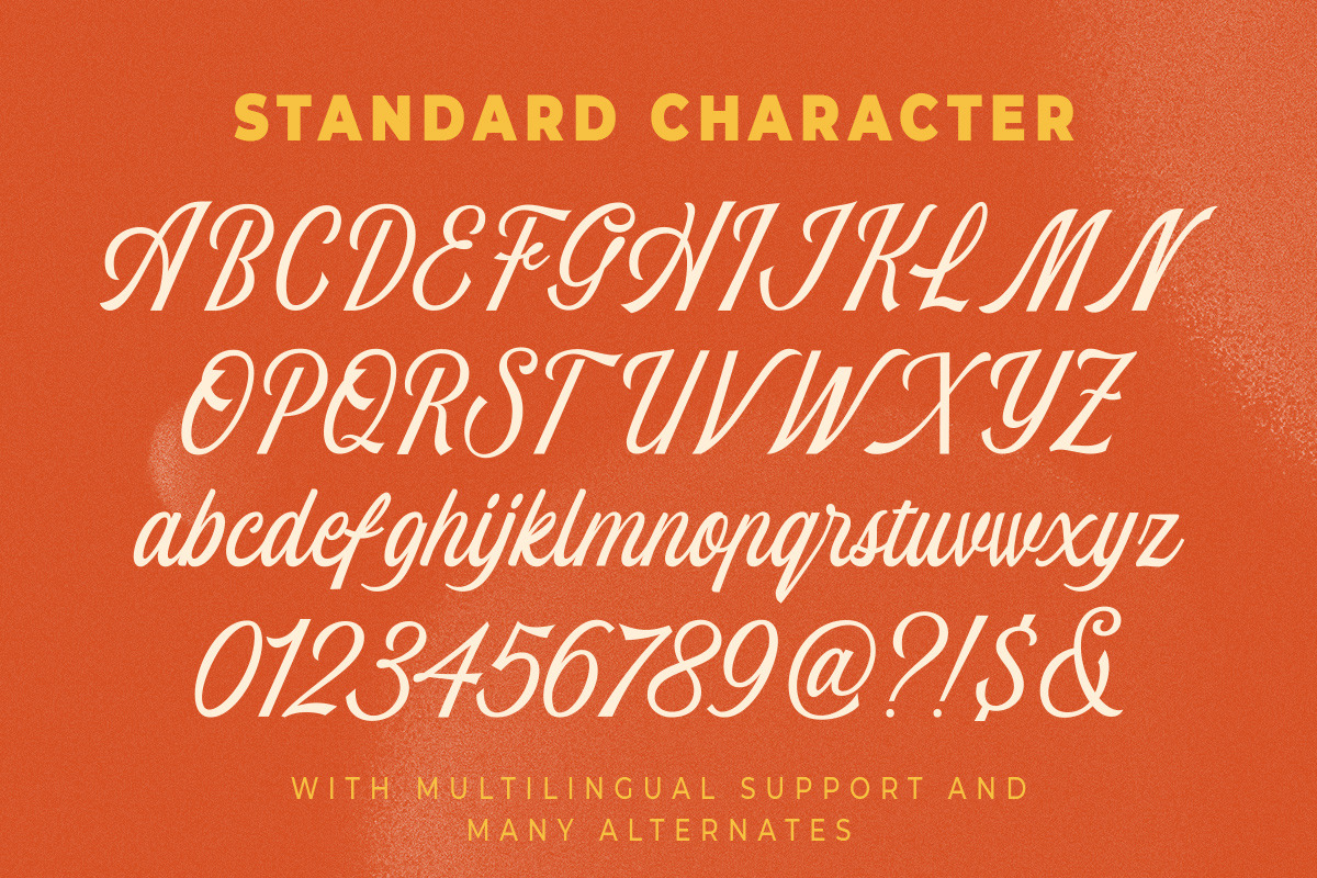 Migliore - Versatile Script Font, a Script Font by Letterhend Studio (Photo 9 of 9)