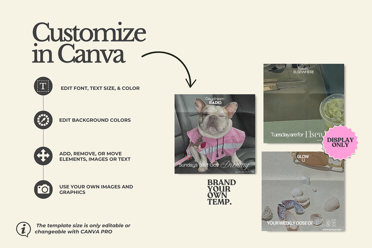 Podcast Instagram Template, a Templates & Theme by BYOTstudios (Photo 9 of 11)