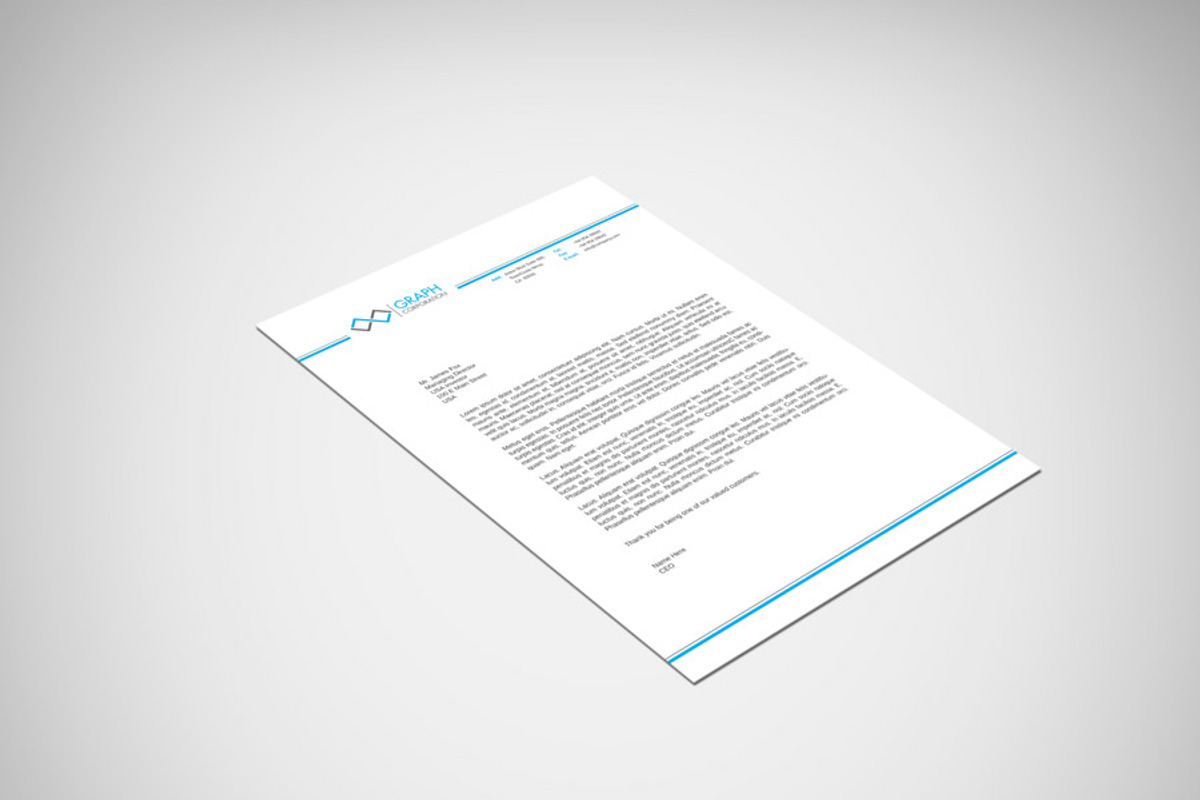 Letterhead, a Stationery Template by asimalikhan555 (Photo 4 of 9)