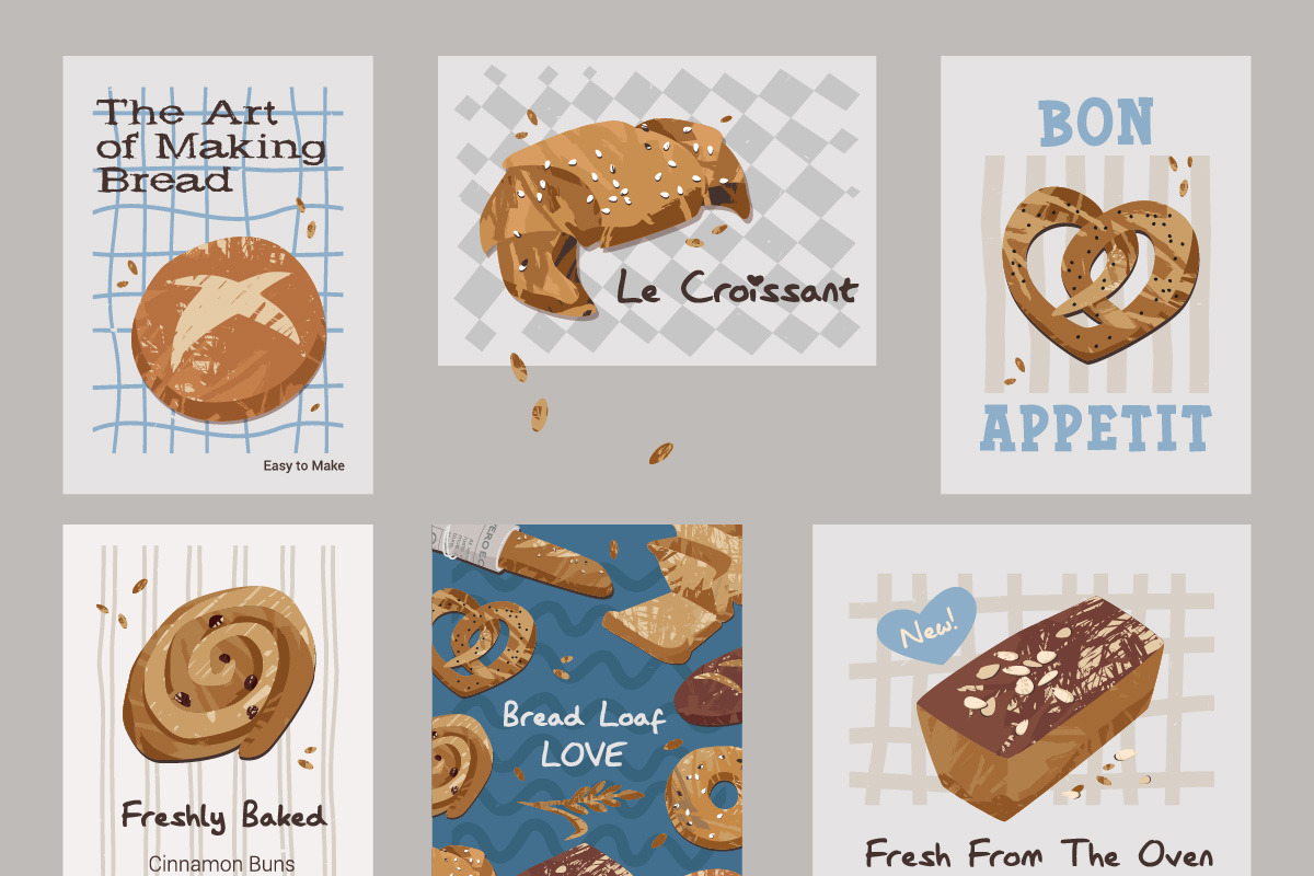BAKERY POSTERS | Modern Templates, a Graphic by svetlana.belaia (Photo 2 of 7)
