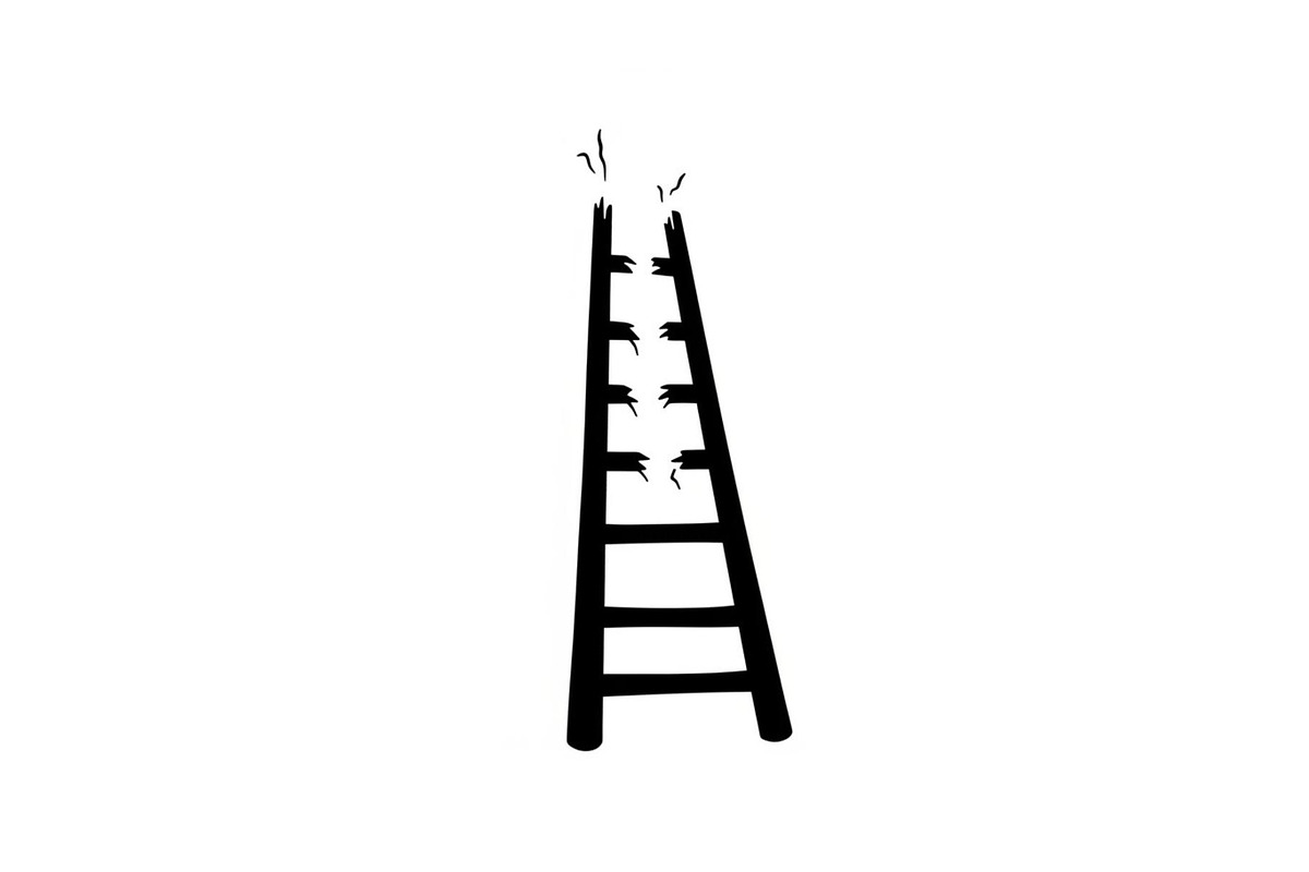 50 Broken Ladder Silhouette Bundle, an Illustration by Designs_River (Photo 6 of 51)