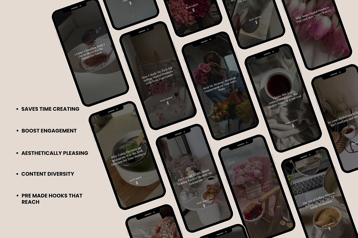 Neutral Aesthetic Faceless Videos, a Social Media Template by Design By Hira (Photo 3 of 9)