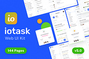 IOTASK - Project Management UI Kit, an UI Kit Template by WhiteUI.Store (Thumbnail 1 of 13)