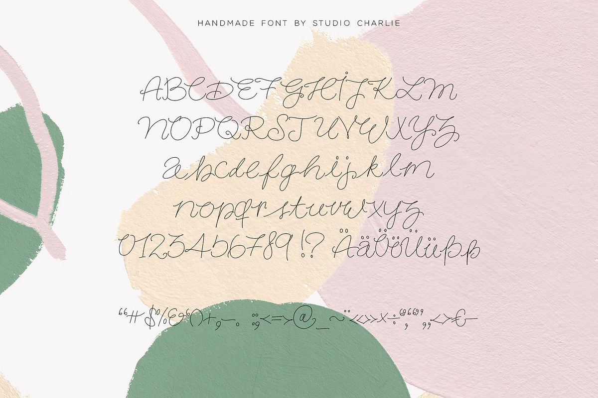 Luna - A fine Font Script, a Font by Studio-Charlie (Photo 2 of 2)