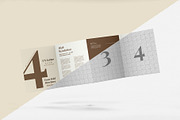 4 Fold US Letter Brochure Mockup, an Advertising Mockup by Illusiongraphic (Thumbnail 14 of 20)
