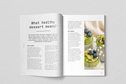 Healthy Desserts Recipe Book, a Magazine Template by SonaGeciova (Thumbnail 9 of 19)