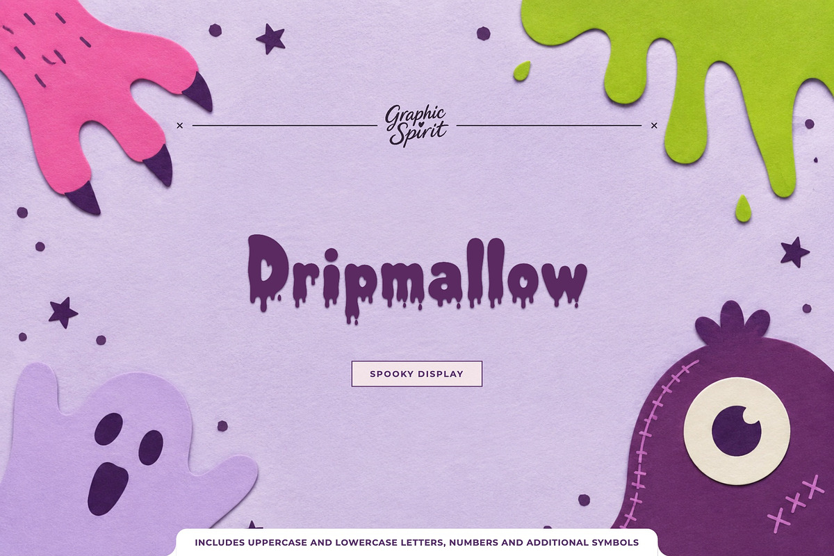 Dripmallow Playful Display Font, a Blackletter Font by Graphic Spirit (Photo 1 of 8)