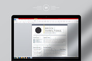 Modern Resume/CV Template, a Resume Template by Proper_media (Thumbnail 7 of 7)