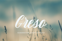 Greso Font - Handwritten Script Font