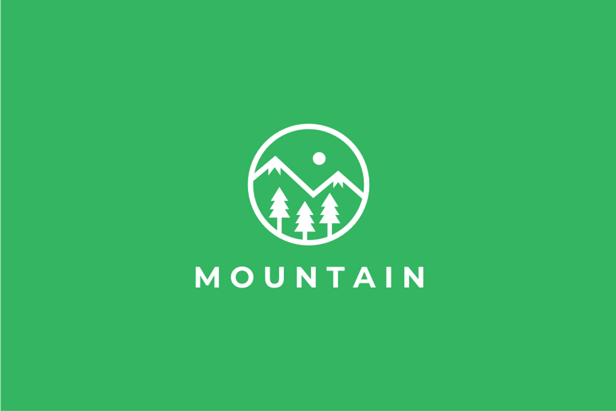 Mountain Logo template, a Branding & Logo Template by yopie (Photo 2 of 3)