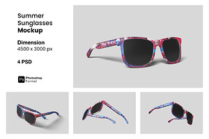 Summer Sunglasses Mockup