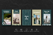 Wedding Social Stories PSD Templates, a Social Media Template by Giraffe Design Studio (Thumbnail 19 of 21)