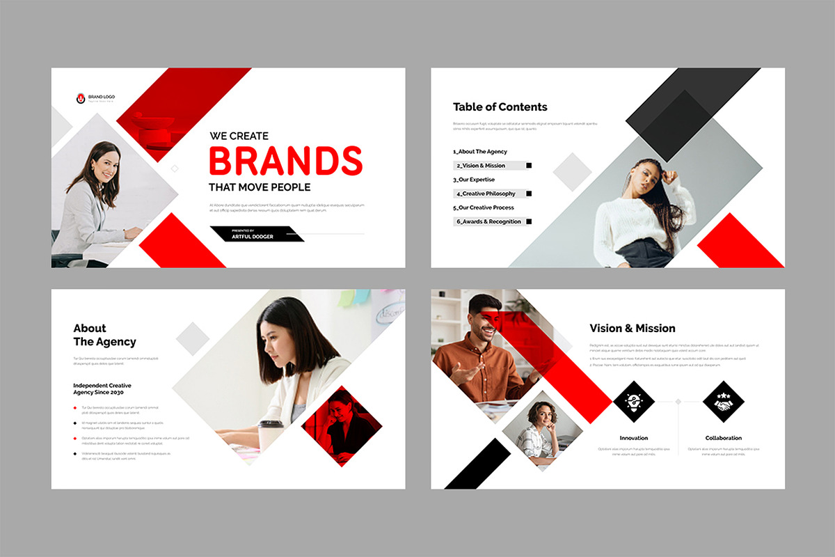Creative Agency Template, a Presentation Template by White Graphic (Photo 2 of 11)
