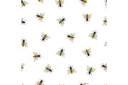 Bee and Sunflower Set., a Decorative Illustration by Svetlana Avv (Thumbnail 2 of 4)