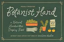 Botanist Hand - Display Font