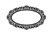 Vintage Lace Oval Frame Bundle, an Illustration by yasushie (Thumbnail 27 of 30)
