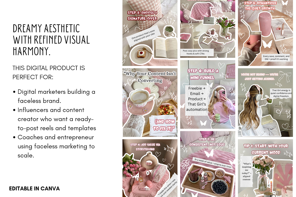 50 Trending Carousel Design | Pink, a Social Media Template by thecyella.co (Photo 3 of 6)