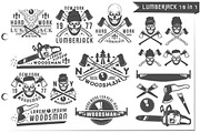 19 in 1 Set of Lumberjack, a Graphic by Hadanello88 (Thumbnail 3 of 3)