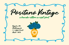 Positano Vintage Handwritten