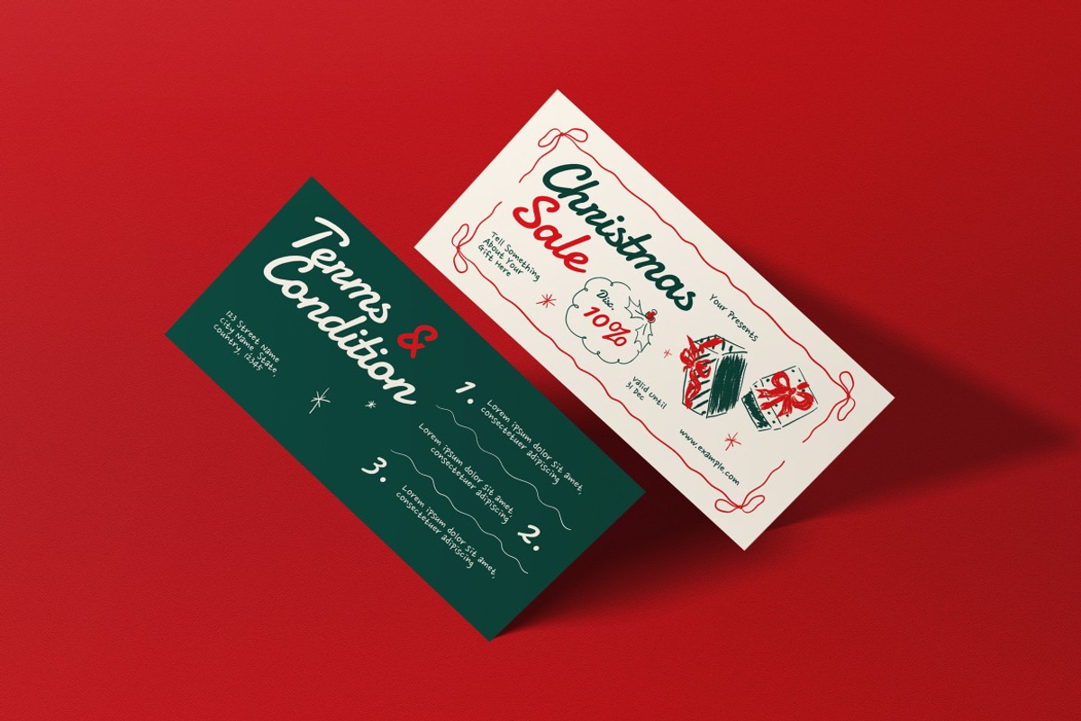 Christmas Sale Voucher preview 3