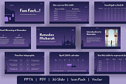 Ramadan Mubarak PowerPoint, a Presentation Template by BumbleGraph Studio (Thumbnail 1 of 3)