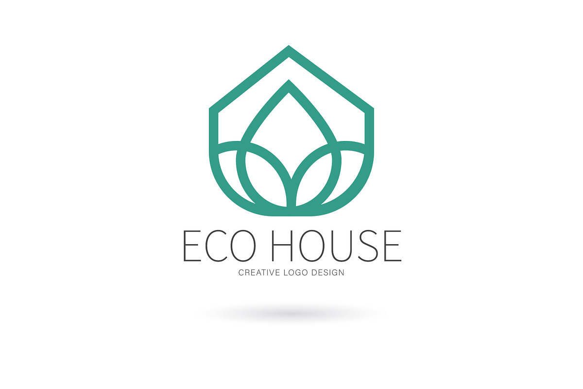 Eco house logo, a Branding & Logo Template by Logocreative (Photo 1 of 3)