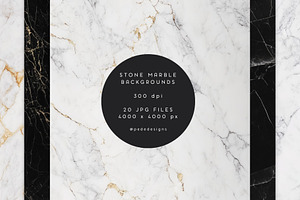 Elegant Stone Marble Backgrounds, a Texture Graphic by PeDe Designs