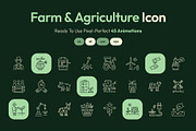 Animated Farm and Agriculture Icon, an Outline Icon by Prosymbols (Thumbnail 1 of 3)