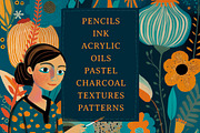 ArtFable Procreate Collection, a Brush Add-On by Mels Brushes (Thumbnail 3 of 6)