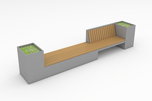 3D Model Bench Park 7