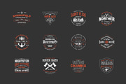 Hipster Vintage Logo Pack 2, a Branding & Logo Template by Victor Barac (Thumbnail 1 of 5)