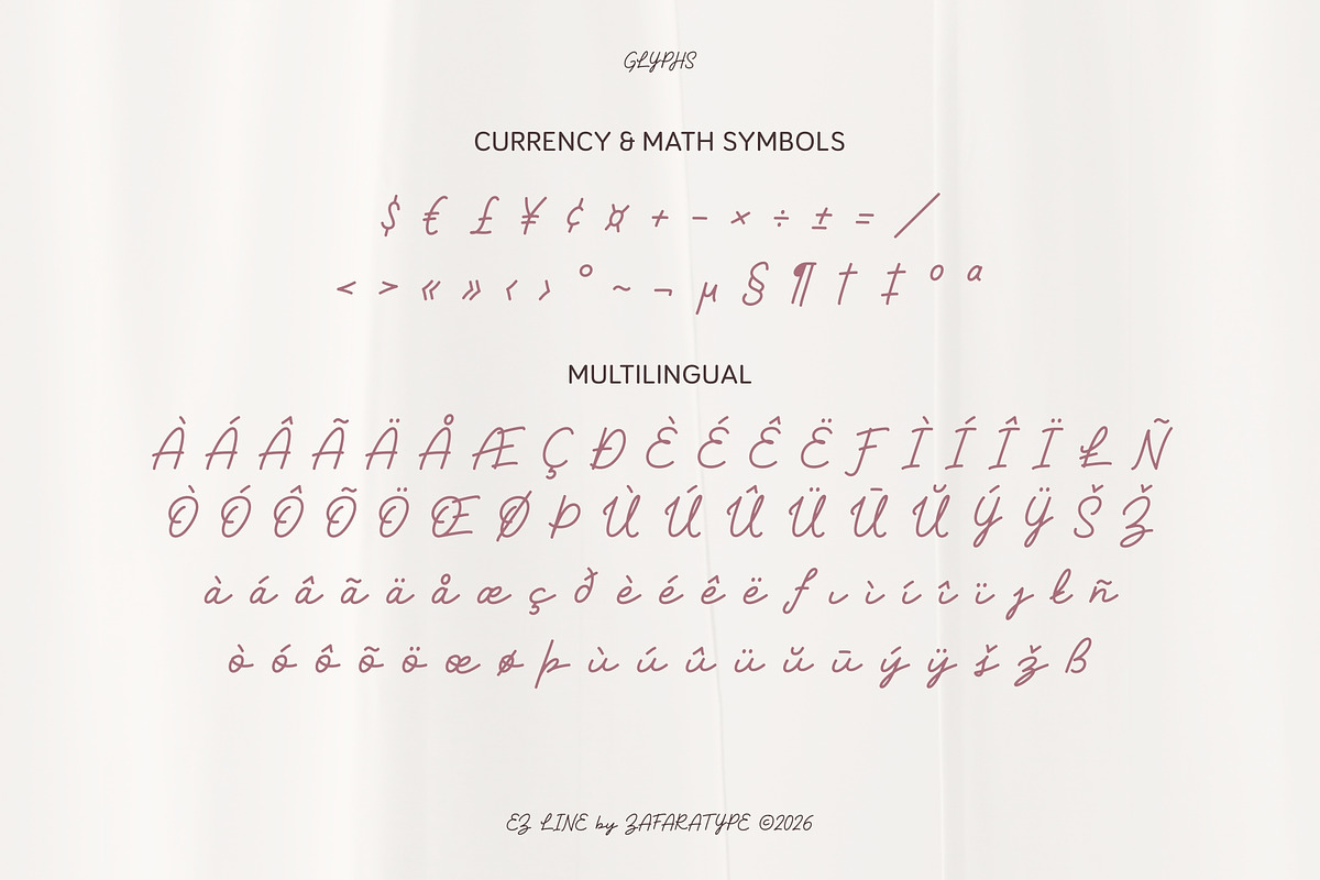 EZ Kinsalove, a Handwritten Font by Zafara Studios (Photo 4 of 6)