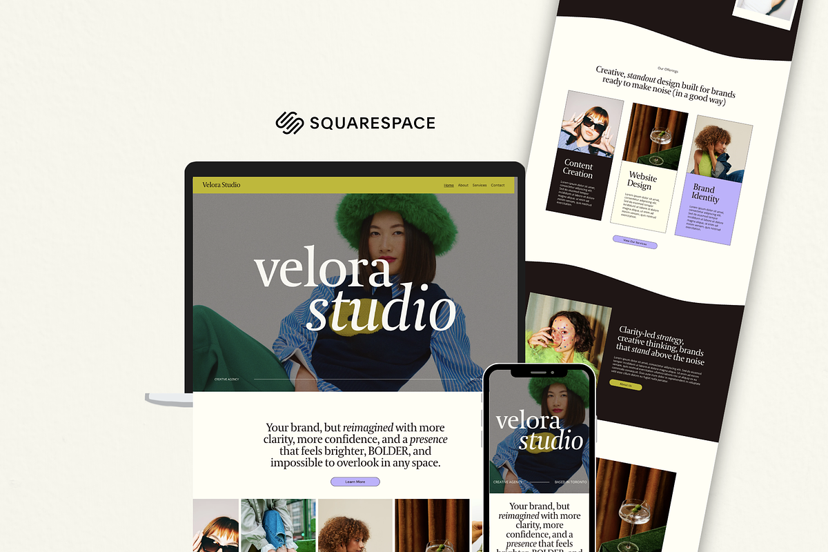 Squarespace Bold Agency Template, a Squarespace Template by Breah Designs (Photo 1 of 10)