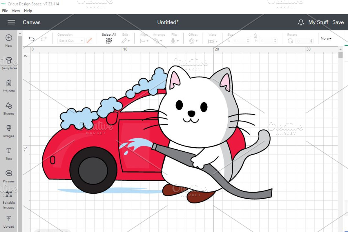 Funny Household Kawaii Cat Clipart, an Animal Illustration by ARTify Illustrations (Photo 9 of 9)