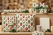 Christmas Watercolor Seamless Papers, a Pattern Graphic by XPERTDESIGNER (Thumbnail 4 of 12)