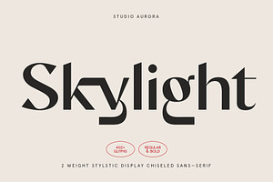 Skylight – Display Sans-Serif Font