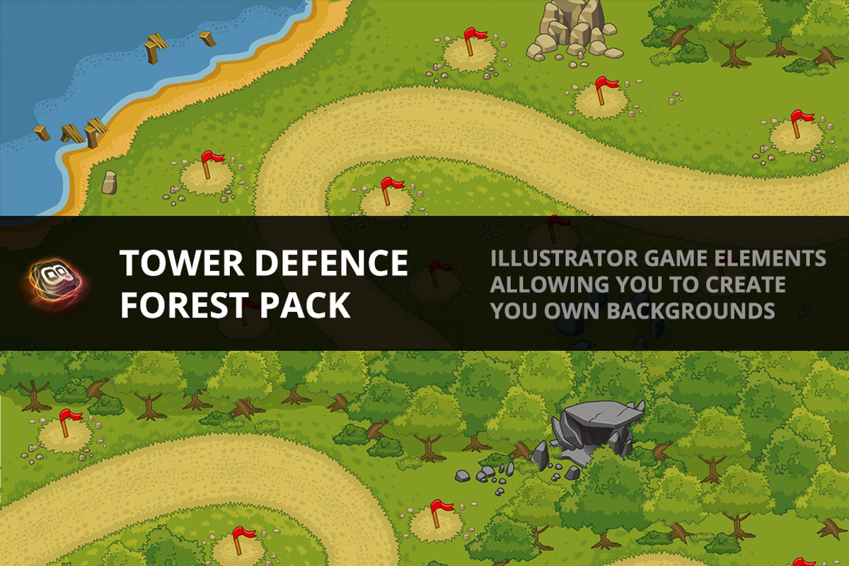 Tower Defence - Forest Pack 1, an Illustration by quicky (Photo 1 of 4)